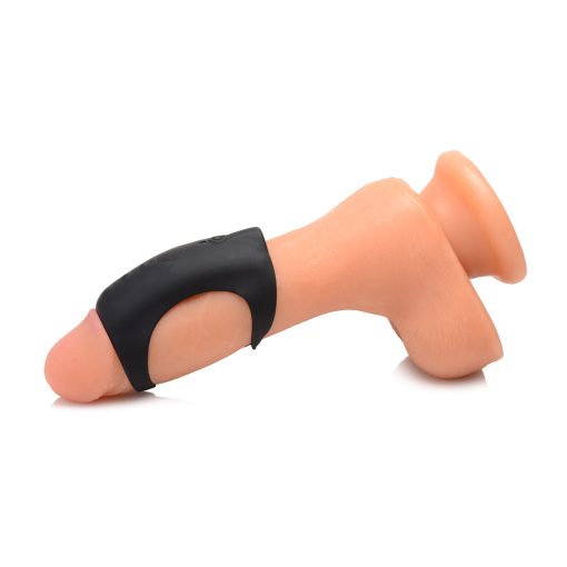 Trinity Men 28X G-Shaft Silicone Cock Ring With Remote - Image 5
