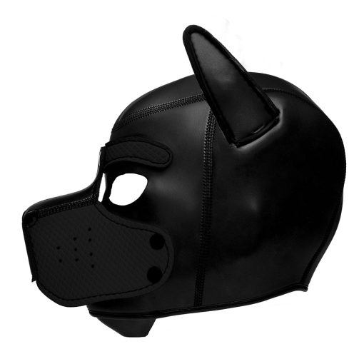 Master Series Spike Neoprene Puppy Hood Black - Image 2