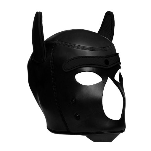 Master Series Spike Neoprene Puppy Hood Black - Image 4