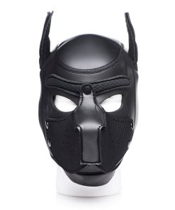 Master Series Spike Neoprene Puppy Hood Black