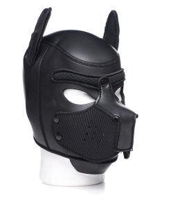 Master Series Spike Neoprene Puppy Hood Black