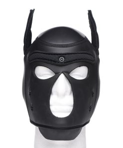 Master Series Spike Neoprene Puppy Hood Black