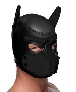 Master Series Spike Neoprene Puppy Hood Black