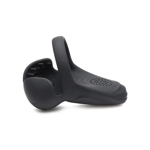 Trinity Men 10X Silicone Cock & Ball Ring With Taint Stim And Remote Control - Image 5
