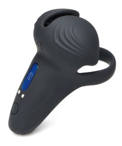Trinity Men 10X Silicone Cock & Ball Ring With Taint Stim And Remote Control