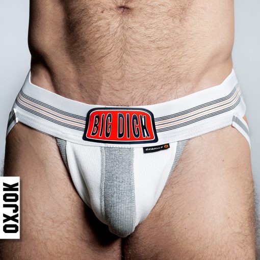 Oxballs Oxjok Bulger Pumper-Sack Slider Jock White Snow L - Image 2