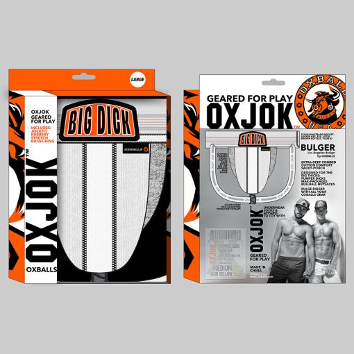 Oxballs Oxjok Bulger Pumper-Sack Slider Jock White Snow L - Image 6