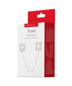 Me You Us Flower Design Nipple Chain