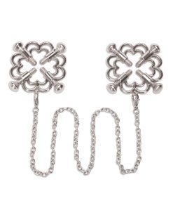 Me You Us Flower Design Nipple Chain