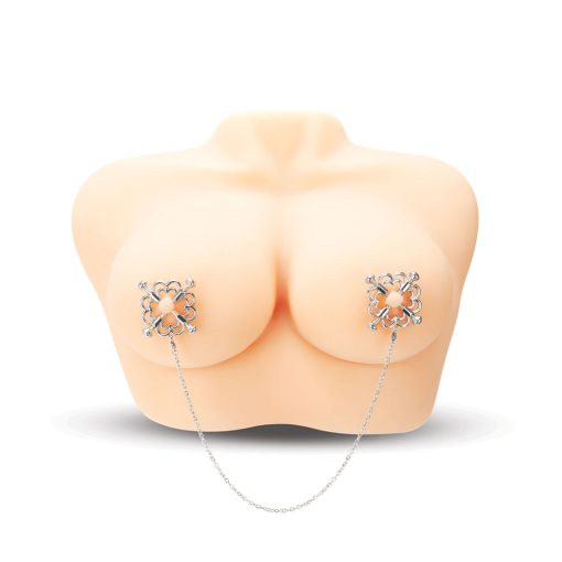 Me You Us Flower Design Nipple Chain - Image 5