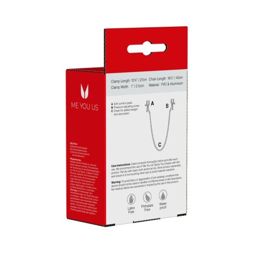 Me You Us Squeeze & Please Nipple Chain - Image 3