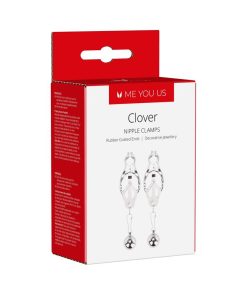 Me You Us Clover Nipple Clamp Silver