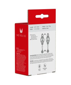 Me You Us Clover Nipple Clamp Silver
