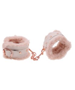 Sportsheets Sex & Mischief Peaches 'N Creame Fur Handcuffs