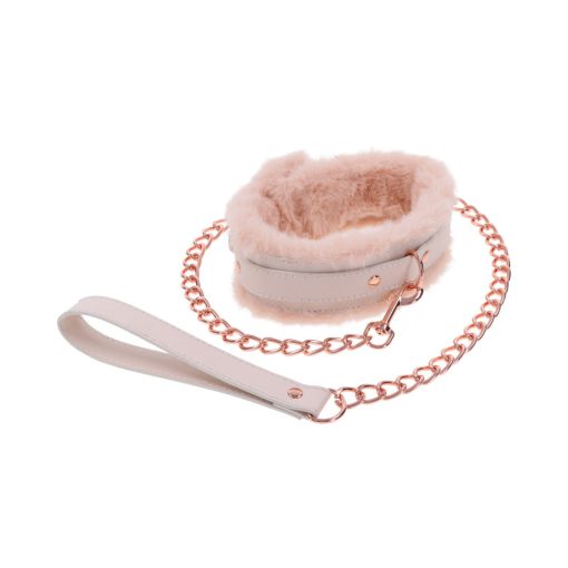 Sportsheets Sex & Mischief Peaches 'N Creame Fur Collar & Leash - Image 7