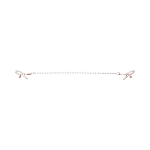 Sportsheets Sex & Mischief Peaches 'N Creame Pearl Nipple Clamps - Image 2