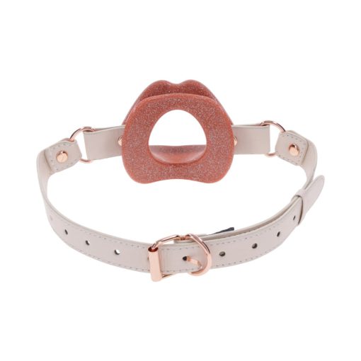 Sportsheets Sex & Mischief Peaches 'N Creame Silicone Lips Gag - Image 7