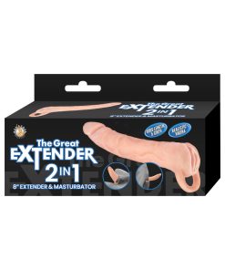 The Great Extender 2-In-1 Extender & Masturbator 8 In.