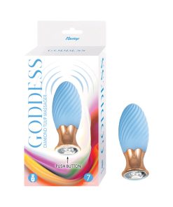 Goddess Diamond Tulip Massager Blue