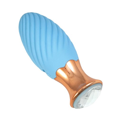 Goddess Diamond Tulip Massager Blue - Image 4