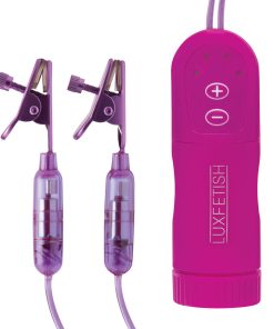 Lux Fetish Remote Control Vibrating Nipple Clips