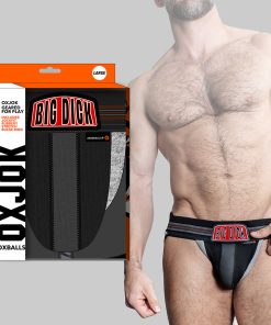 Oxballs Oxjok Bulger Pumper-Sack Slider Jock Black Iron S