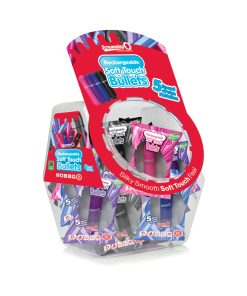 Screaming O Soft Touch Rechargeable Bullets In Candy Bowl Assorted 24Pcs