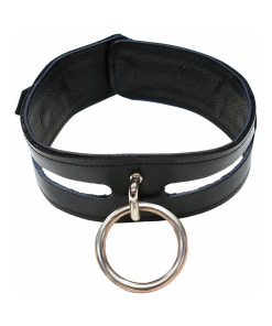 Rouge Leather Fashion Collar Black