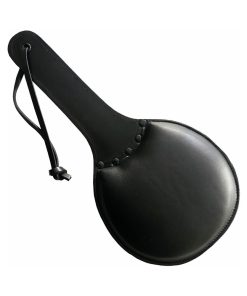 Rouge Leather Padded Ping Pong Paddle Black With Black Accessories