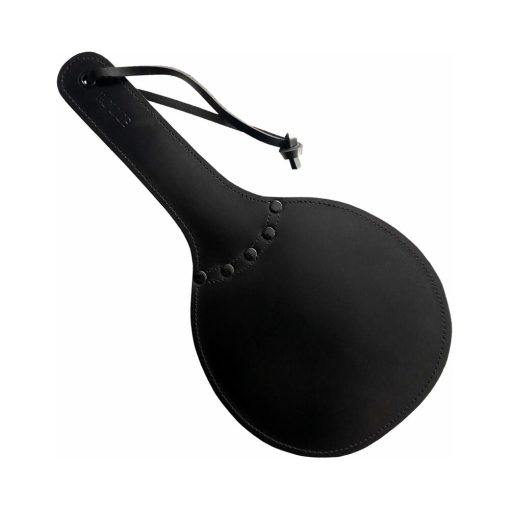 Rouge Leather Padded Ping Pong Paddle Black With Black Accessories - Image 2