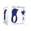 Zero Tolerance Adjustable Fun Ring Rechargeable Vibrating C-Ring With Remote Silicone Blue