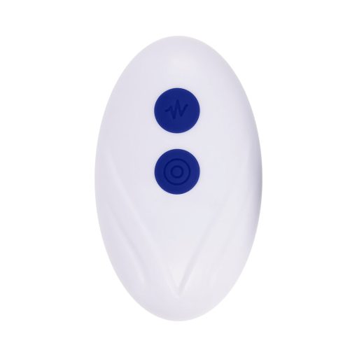Zero Tolerance Adjustable Fun Ring Rechargeable Vibrating C-Ring With Remote Silicone Blue - Image 9