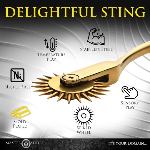 Master Series Gold Sensation Wartenberg Wheel - Image 13