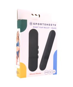 Sportsheets Pivot Flat Bullet Black