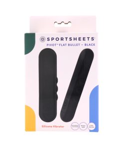 Sportsheets Pivot Flat Bullet Black