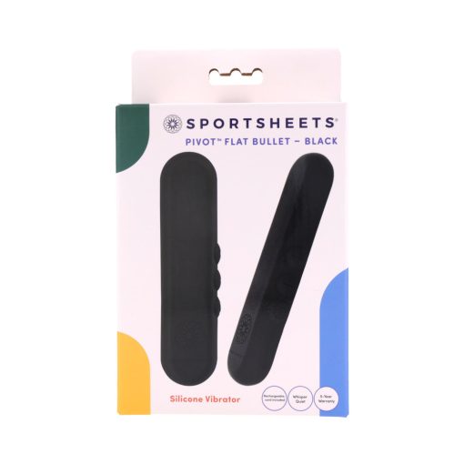 Sportsheets Pivot Flat Bullet Black - Image 5