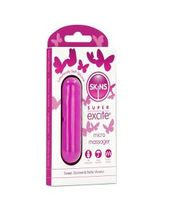 Skins Super Excite Rechargeable 10 Functions Bullet Pink