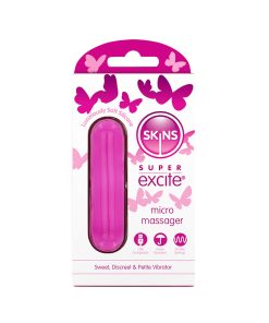 Skins Super Excite Rechargeable 10 Functions Bullet Pink