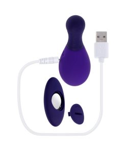 Selopa Egg On Me Rechargeable Vibrating Egg With Remote Silicone Purple