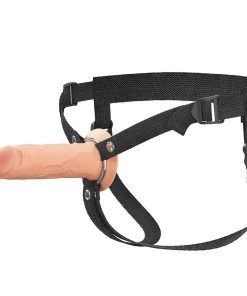 Fantasy X-Tensions Elite Hollow Silicone Strap-On 6 In. Light