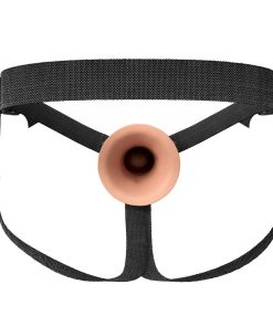 Fantasy X-Tensions Elite Hollow Silicone Strap-On 7 In. Light