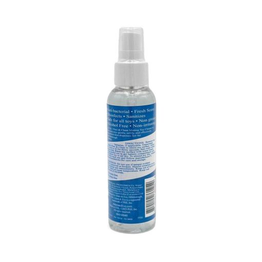 Adam & Eve 4 In 1 Pure & Clean Misting Toy Cleaner 4 Oz. - Image 2