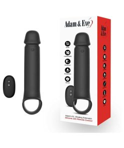 Adam & Eve Adam'S Xl Vibrating Extension Silicone With Remote Control