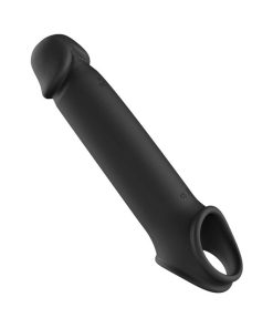 Adam & Eve Adam'S Xl Vibrating Extension Silicone With Remote Control