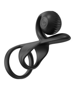 Snail Vibe Jovi Vibrating Couples Ring with Remote – Black