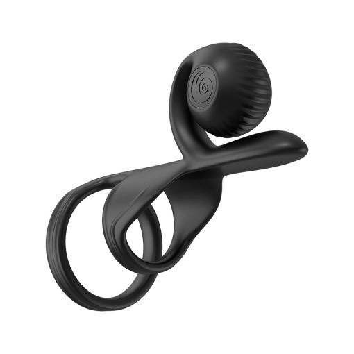 Snail Vibe Jovi Vibrating Couples Ring with Remote – Black - Image 3