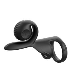 Snail Vibe Jovi Vibrating Couples Ring with Remote – Black