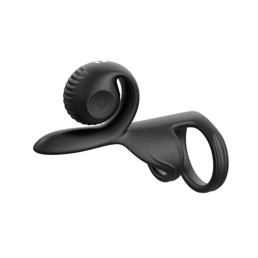 Snail Vibe Jovi Vibrating Couples Ring with Remote – Black - Image 4