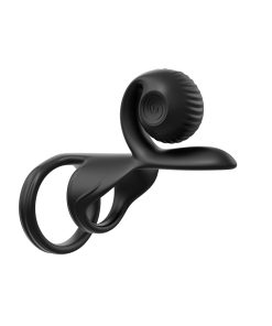 Snail Vibe Jovi Vibrating Couples Ring with Remote – Black
