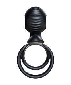 Snail Vibe Jovi Vibrating Couples Ring with Remote – Black